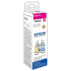 Epson T6643 Magenta Ink Refill C13T664340 - High-Quality Color, Great Value!